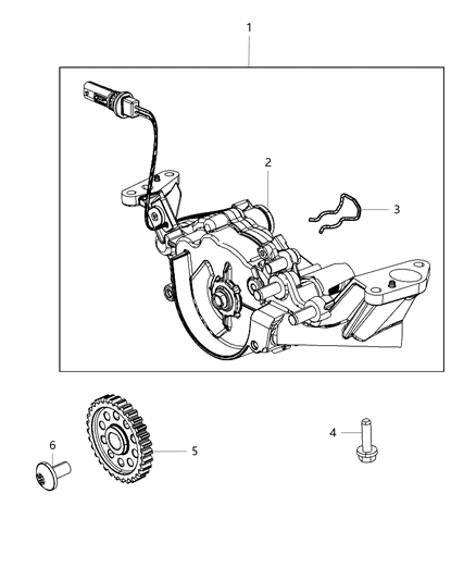 2019 Jeep Cherokee Engine Oil Pump Diagram 3