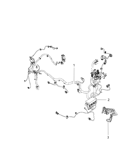 2007 Dodge Caliber Wiring-Engine Compartment Diagram for 5084227AB