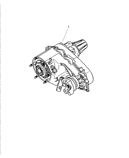 2006 Jeep Liberty Transfer Case Assembly Diagram for RL853123AD