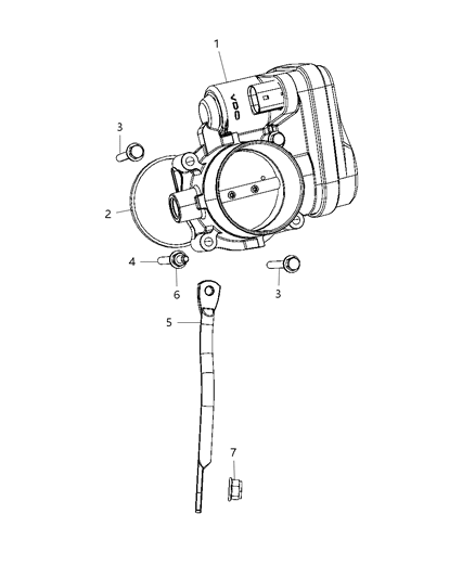 2007 Chrysler Sebring Throttle Body Diagram 3