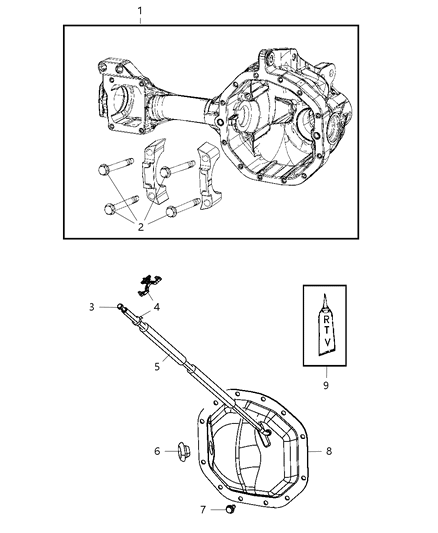 2009 Dodge Ram 1500 Housing & Vent Diagram