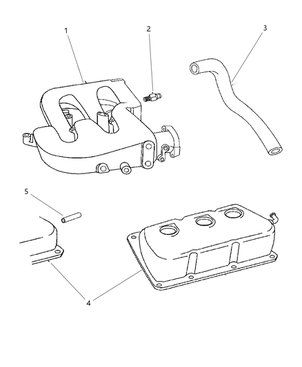 1997 Chrysler LHS Crankcase Ventilation Diagram 2