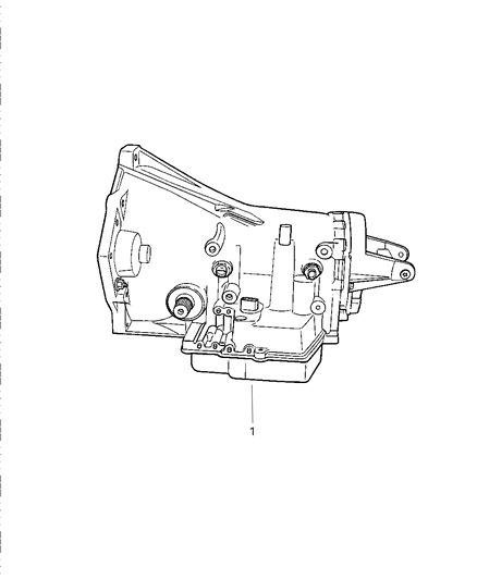 1997 Chrysler Concorde Trans-With Torque Converter Diagram for R4883037AA