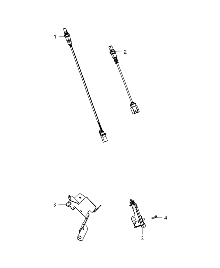 2012 Dodge Dart Oxygen Sensors Diagram 1