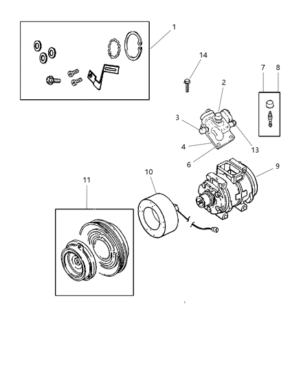 2002 Chrysler Prowler Bolt-Plumbing ATTACHING Diagram for 4723033