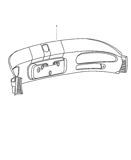 2001 Dodge Viper Rear Shelf Panel Diagram