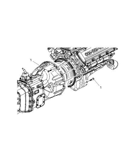 2009 Dodge Ram 3500 Pickup Mounting Bolts Diagram