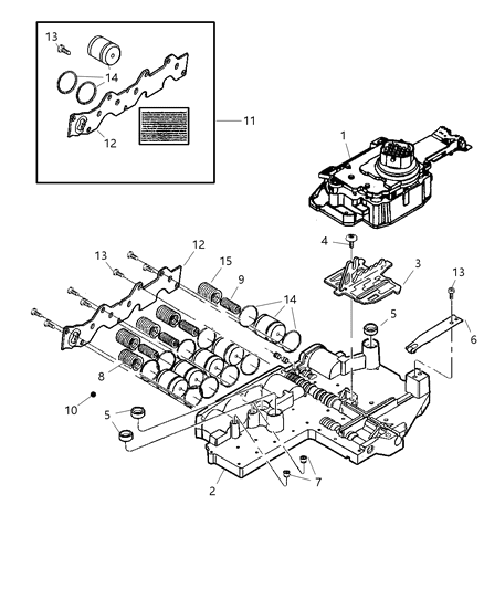 2006 Jeep Grand Cherokee Valve Body Diagram