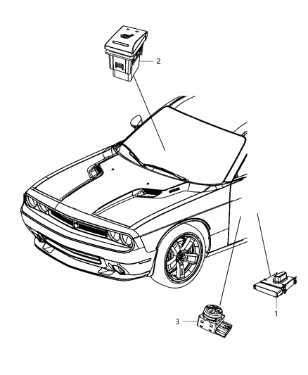 2012 Dodge Challenger Switches Seat Diagram