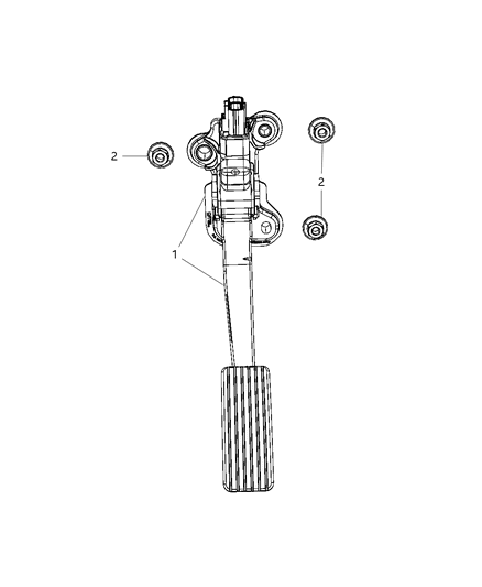 2007 Chrysler Sebring Accelerator Pedal Diagram