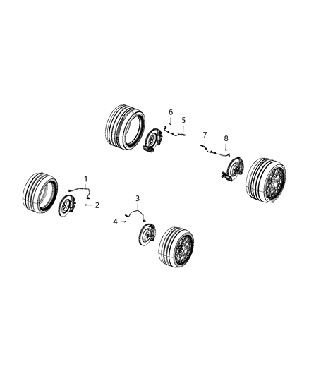 2017 Dodge Viper Sensors, ABS Brake Diagram