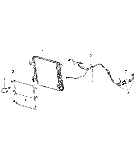 2018 Ram 4500 Transmission Cooler & Lines Diagram 2