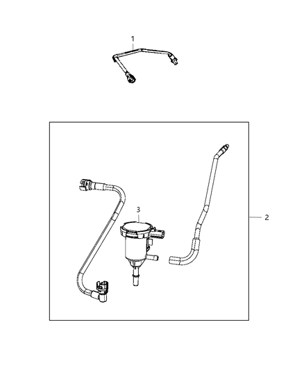 2012 Dodge Caliber Emission Control Vacuum Harness Diagram