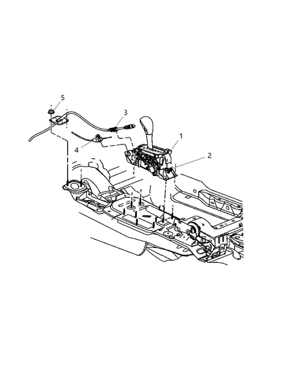 2007 Jeep Liberty Shifter Control Diagram