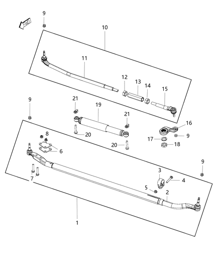 2018 Ram 3500 Steering Linkage Diagram