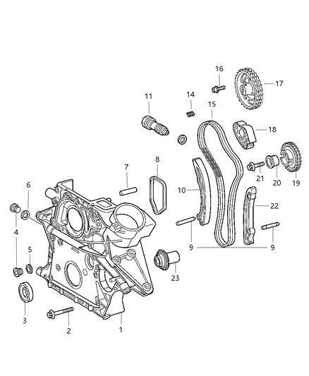 2006 Chrysler PT Cruiser Spring-Valve Diagram for 5117403AA