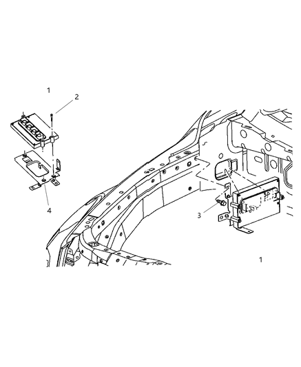 2007 Chrysler Aspen Single Board Engine Controller Diagram