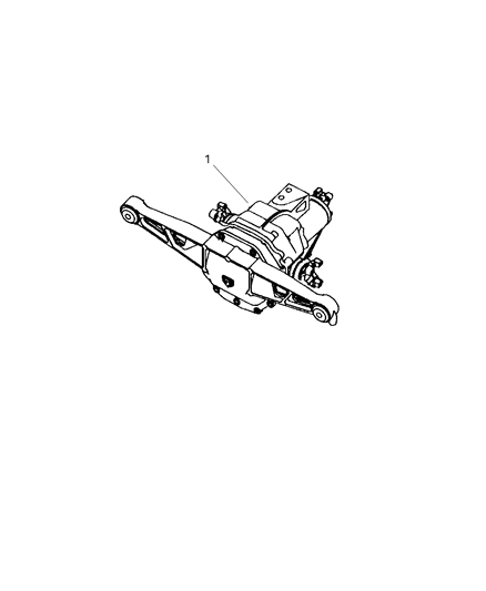 1997 Dodge Viper Differential Assembly, Rear Diagram 2