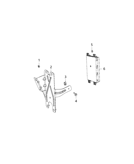 2018 Ram 5500 Module-Body Controller Diagram for 68357472AB