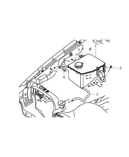 2006 Jeep Commander Coolant Tank Diagram