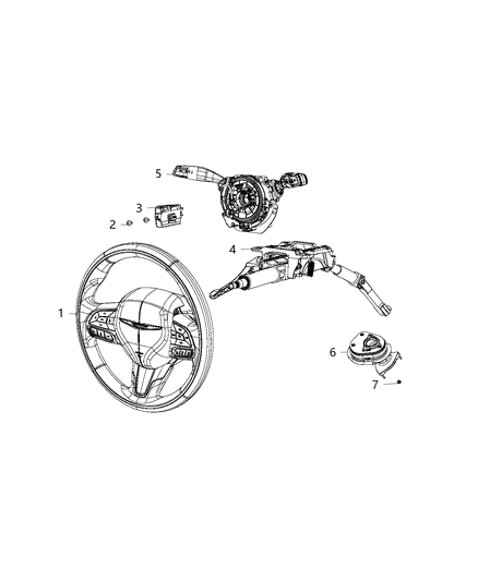 2018 Chrysler Pacifica Sensors, Steering Diagram