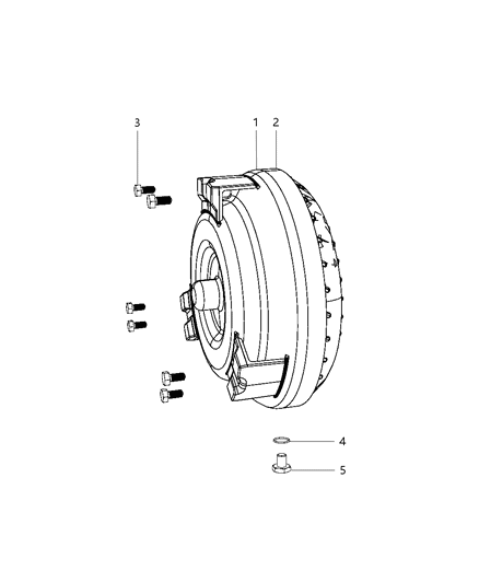 2008 Chrysler Crossfire Torque Converter Diagram