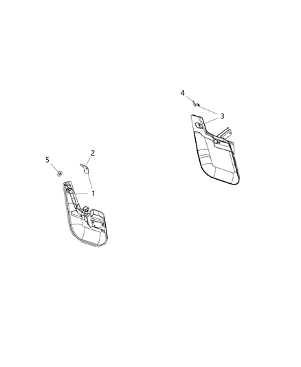 2020 Ram ProMaster 1500 Splash Shield Diagram