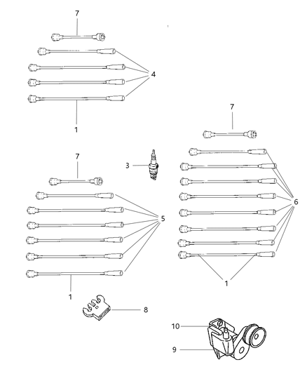 2002 Dodge Dakota Wiring-Ignition Diagram for 56041853AA