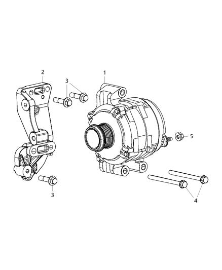 2016 Dodge Dart ALTERNATO-Engine Diagram for 56029580AB