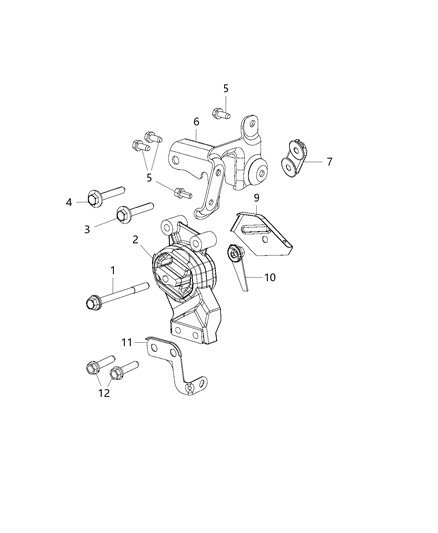 2020 Ram 1500 Shield-Heat Diagram for 68159776AB