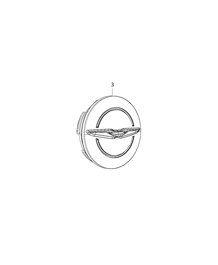 2015 Chrysler 200 Cast Aluminum Wheel Kit Diagram for 82214255