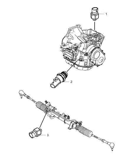 2010 Chrysler PT Cruiser Switches - Powertrain Diagram