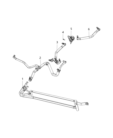 2019 Ram 1500 New Style Auxiliary Cooling Diagram