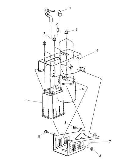 2005 Dodge Ram 3500 Vacuum Canister Diagram