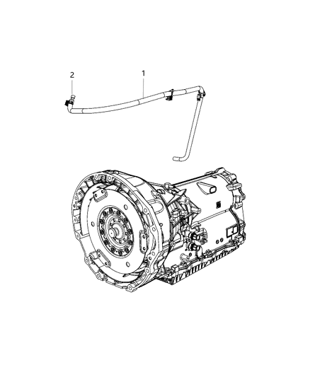 2015 Jeep Grand Cherokee Vent-Transmission Diagram for 53010664AC