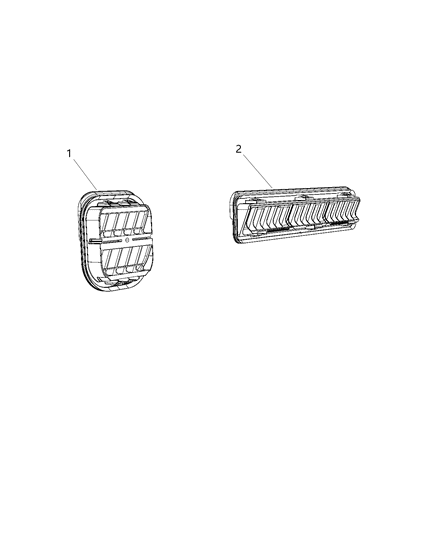 2019 Jeep Renegade Ornament Diagram for 68418023AA