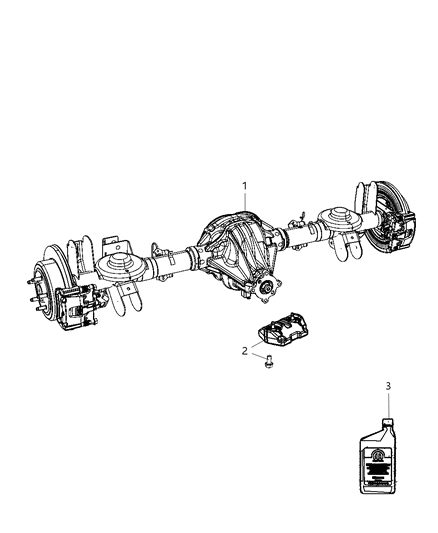 2009 Jeep Liberty Rear Axle Assembly Diagram