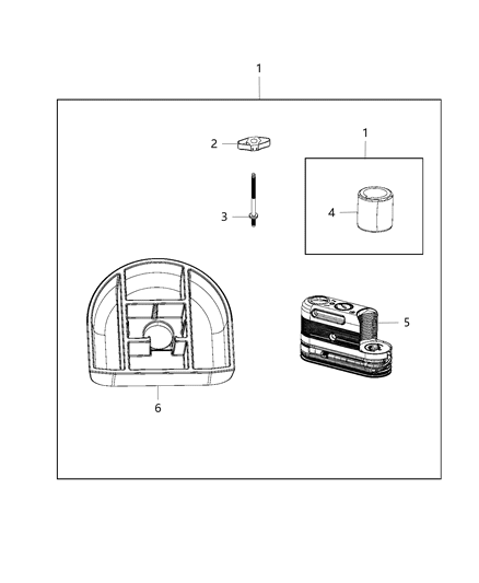 2013 Dodge Dart Support-Load Floor Diagram for 4726281AB