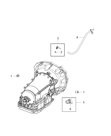 2009 Dodge Challenger Sensors , Vents And Quick Connectors Diagram 2