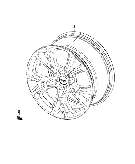 2021 Jeep Grand Cherokee Sensors - Body Diagram 7