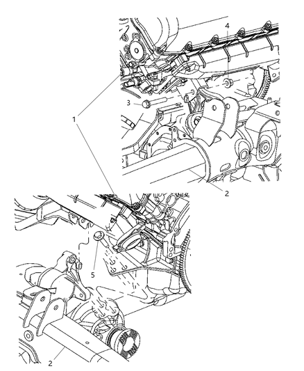 2006 Dodge Durango Front Mount Attachment Diagram