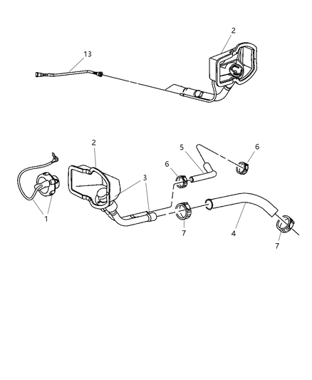 2006 Dodge Ram 3500 Fuel Filler Tube Diagram