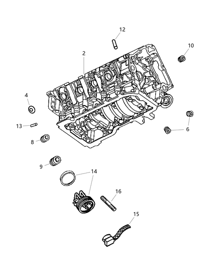 2006 Dodge Magnum Cylinder Block Diagram 3