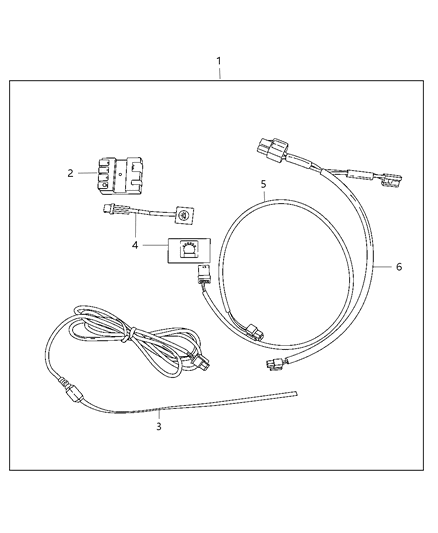 2012 Chrysler Town & Country Light Kit, Interior Diagram