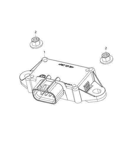 2020 Jeep Cherokee Modules, Body Diagram 5