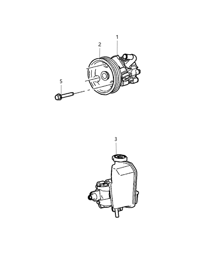 2006 Jeep Grand Cherokee Power Steering Pump Diagram