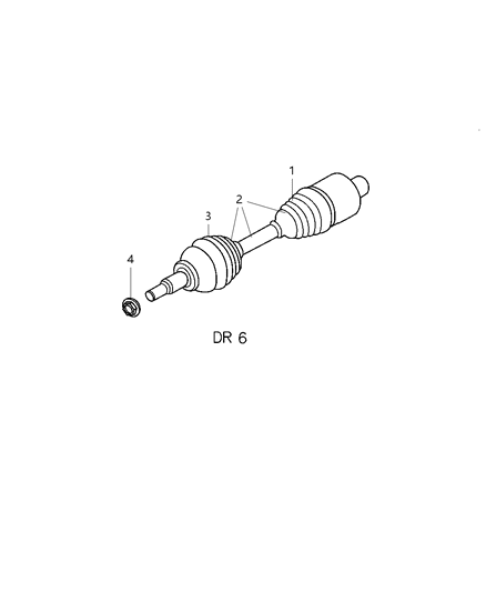 2007 Dodge Ram 1500 Front Axle Shafts Diagram