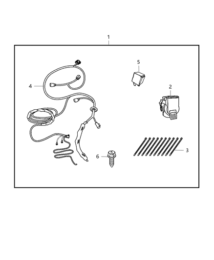 2012 Chrysler 200 Harness-Trailer Diagram for 68002995AC