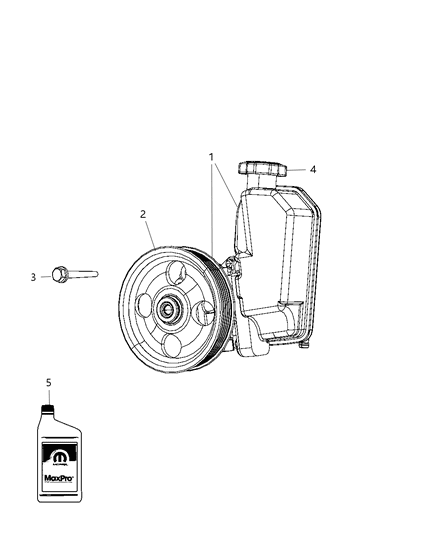 2011 Jeep Liberty Power Steering Pump Diagram 2