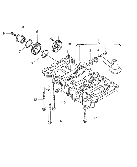 2009 Jeep Patriot Bolt Diagram for 68041128AA